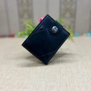 Men's Leather Textured Bi-Fold Wallet
