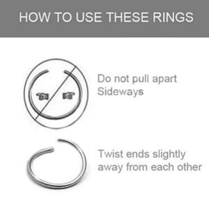 Classic Nose Ring set