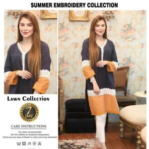 3Pcs Women's Unstitched Lawn Embroidered Suit