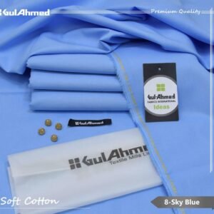 Men's Unstitched Cotton Plain Suit