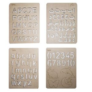 4 Pcs ABC Basic Learning Slates