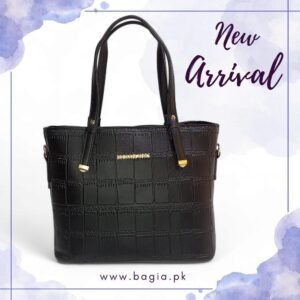 Women's PU Leather Plain Tote Bag