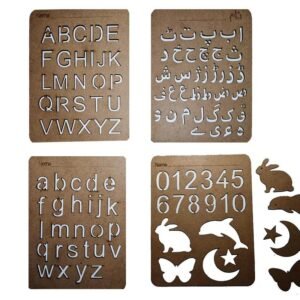 4 Pcs ABC Basic Learning Slates