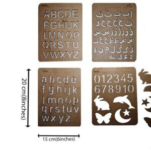 4 Pcs ABC Basic Learning Slates