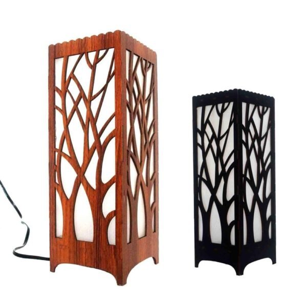 3D Wooden LED Table Lamp