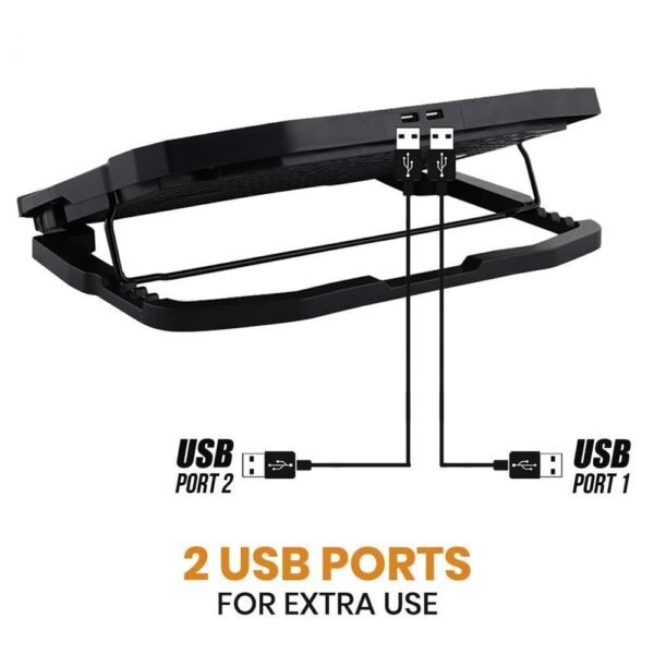 X2 Cooling Pad For Laptops With 2 Large Fan