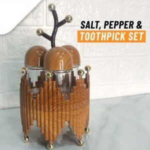 Salt Pepper & Toothpick Set